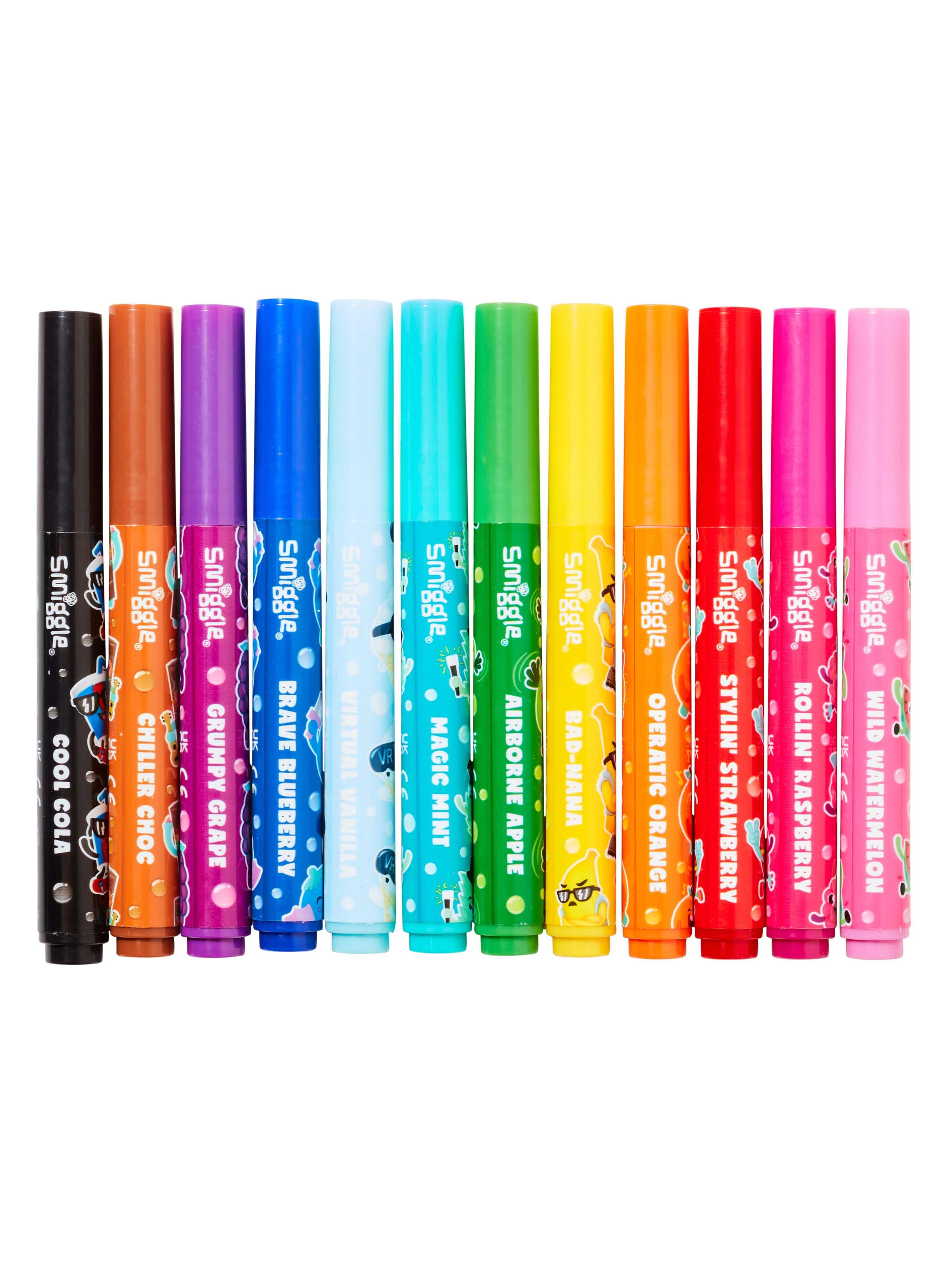Scented Colour Markers Pack X12