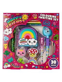 Happy Friends Colouring And Writing Box Set