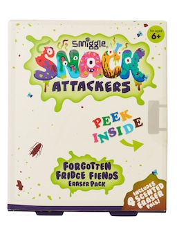 Snack Attackers Eraser Pack X4