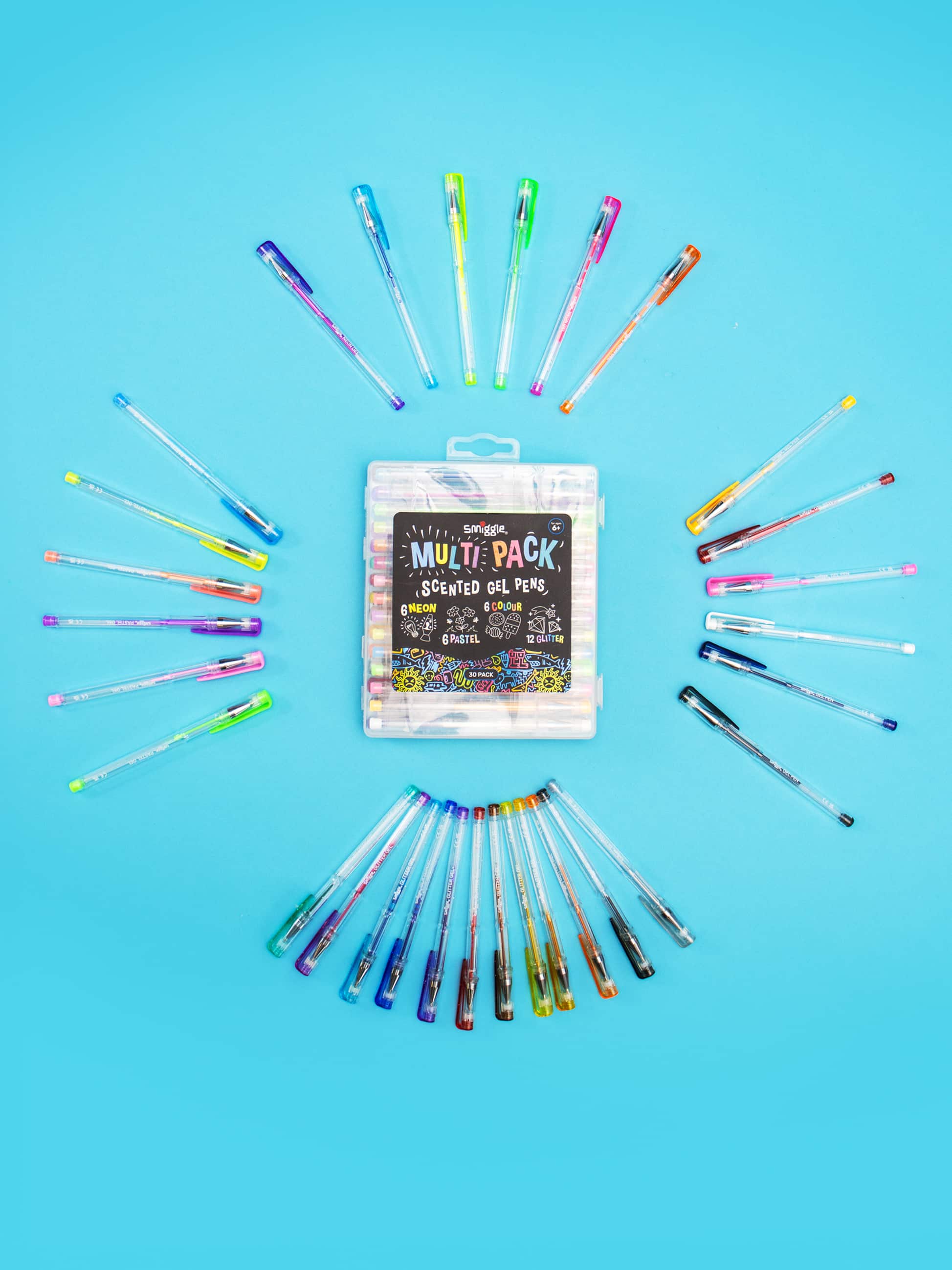 Image for Scented Gel Pen Pack X30 from Smiggle