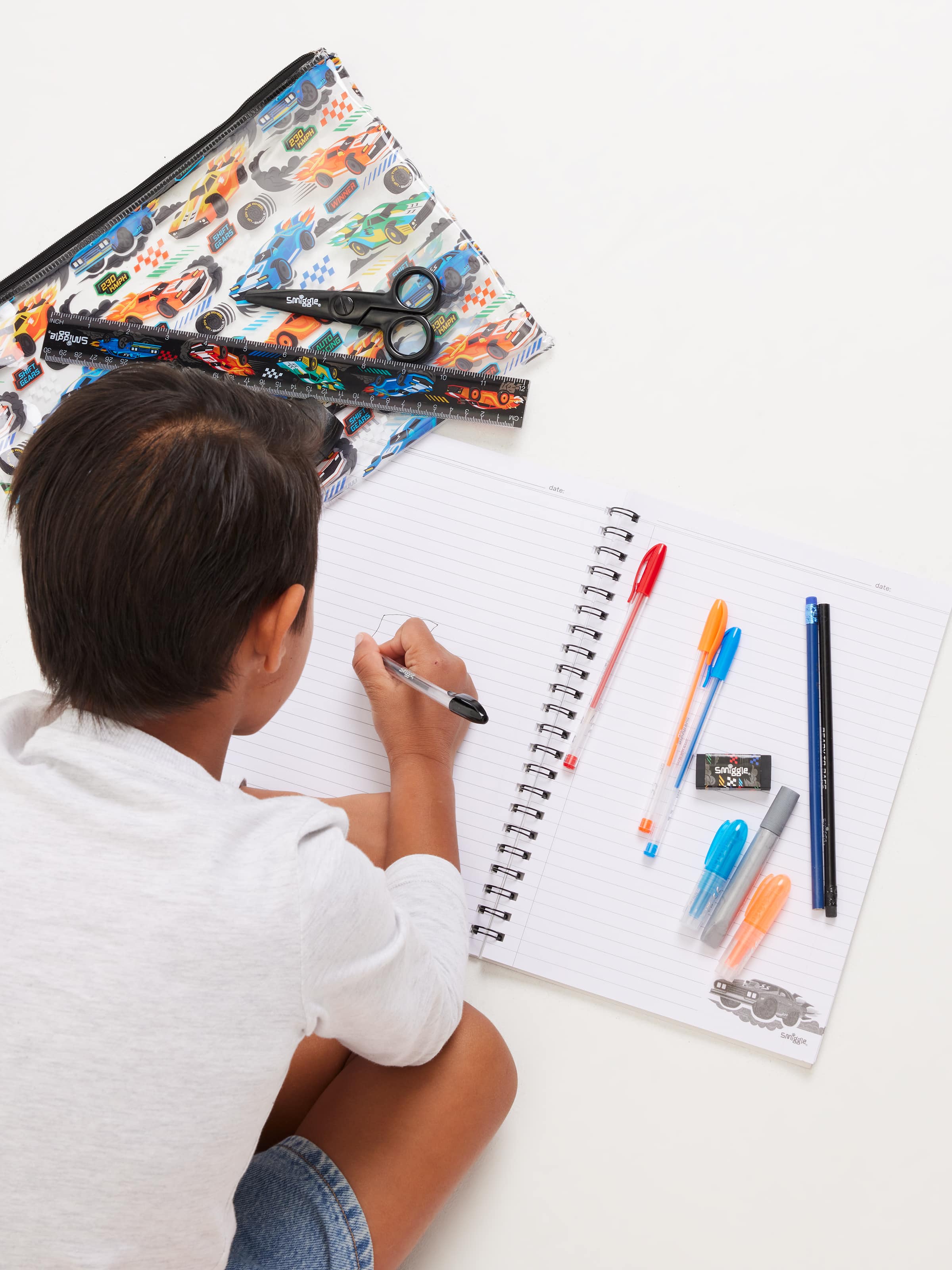Image for Curious A4 Essentials Stationery Gift Pack from Smiggle