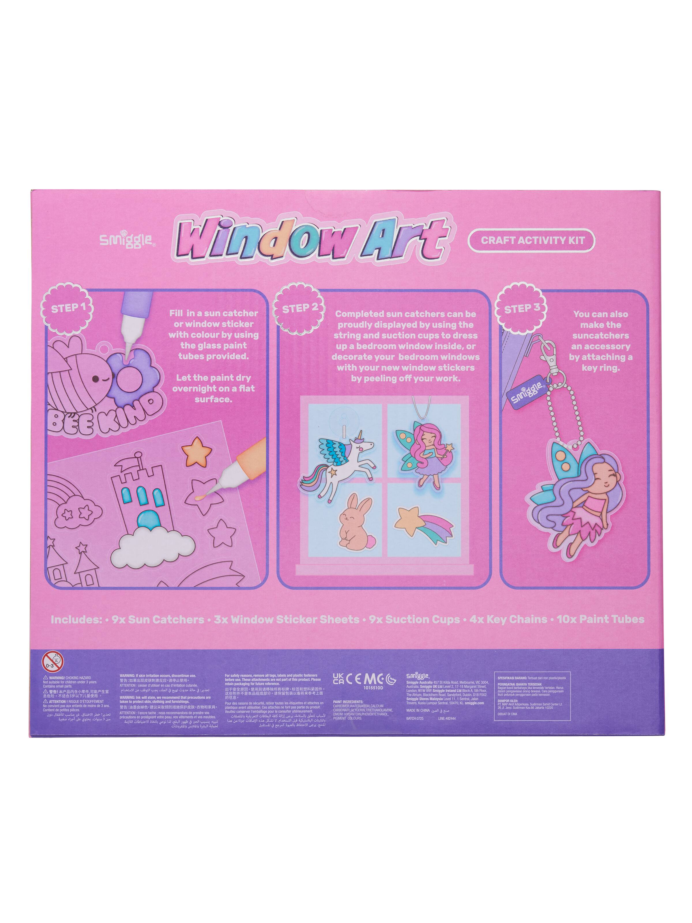 Window Art Craft Activity Gift Set
