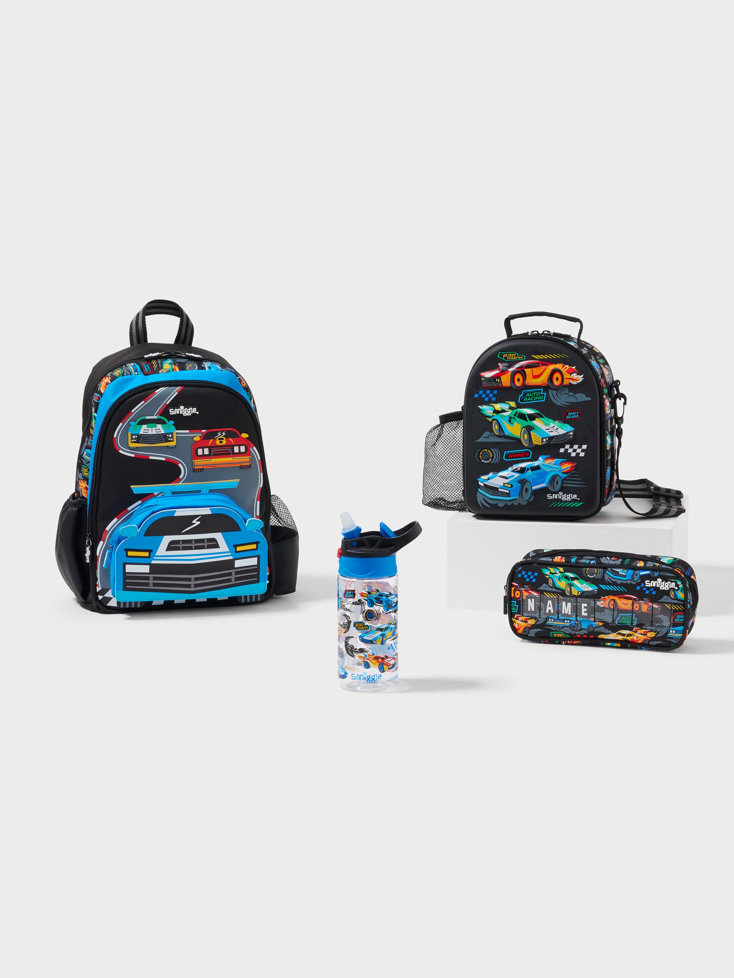 Curious 4 Piece Junior Character Backpack Bundle