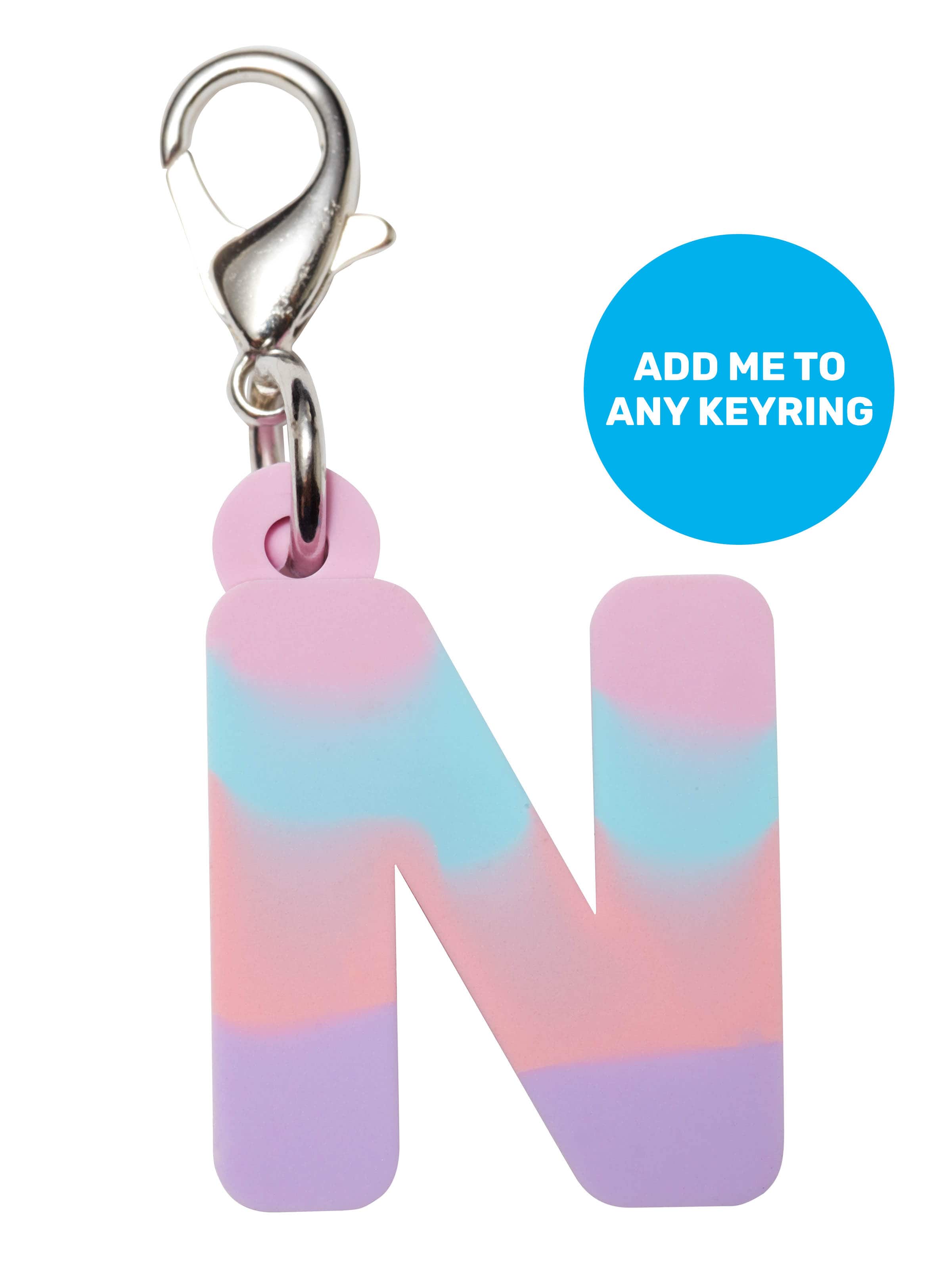 Pink Add-On Mini Alpha Keyring