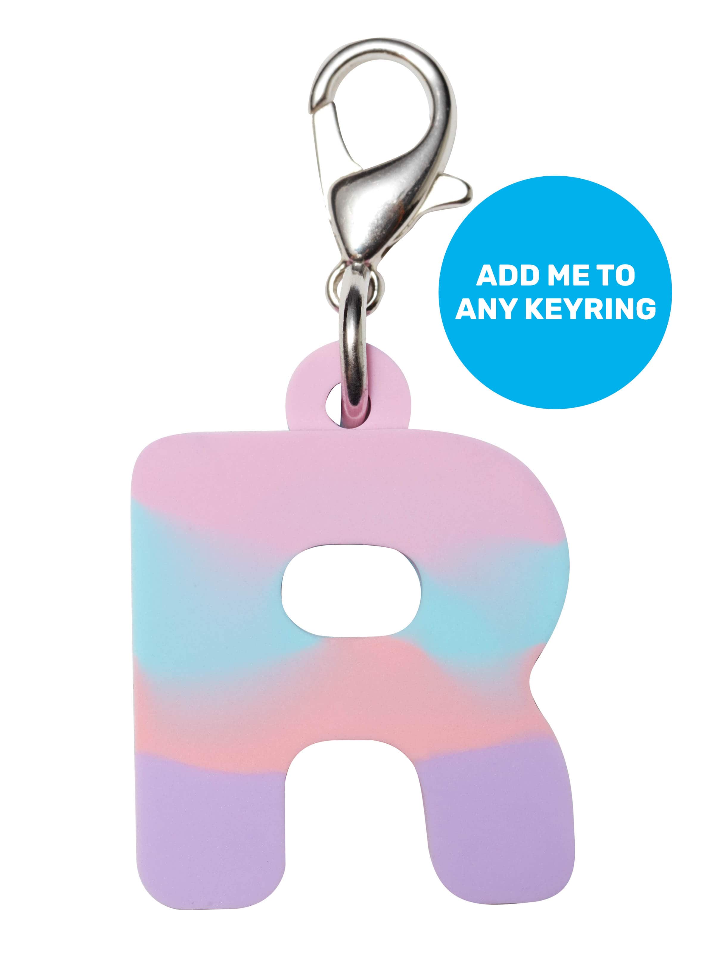 Pink Add-On Mini Alpha Keyring