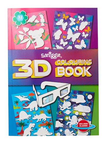 3-D Colouring Book                                                                                                              