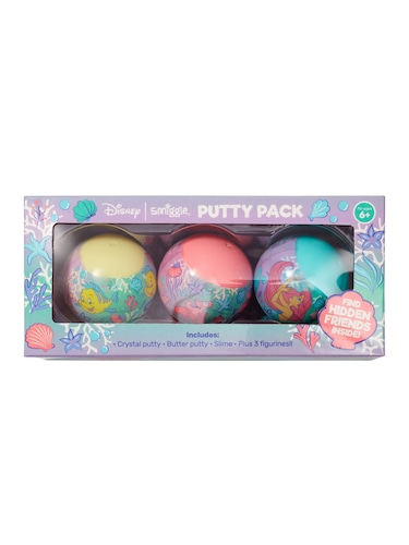 Disney Princess Ariel Putty Pack X3                                                                                             