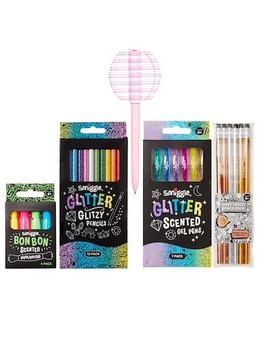 Glitter Stationery 5 Piece Bundle                                                                                               