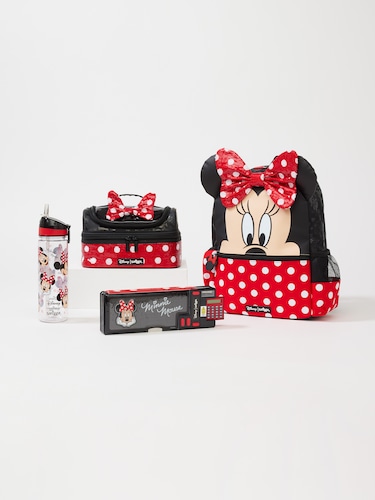 Minnie Mouse Hoodie Backpack 4 Piece Bundle                                                                                     