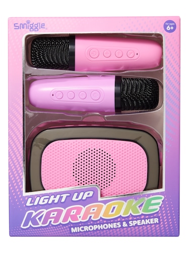 Light Up Karaoke Speaker And Microphone Set                                                                                     