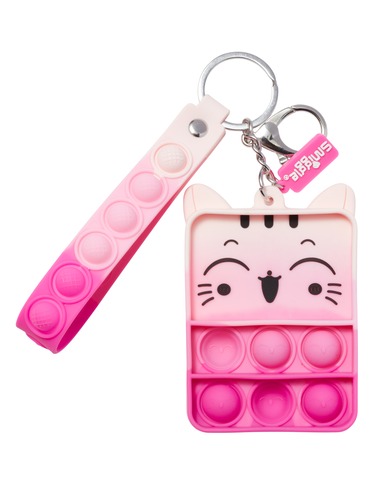 Poppem Poppit Poppies Cat Keyring                                                                                               