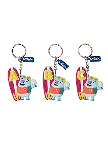 Kangaroo Beach Frizzy Scented Alphabet Keyring                                                                                  