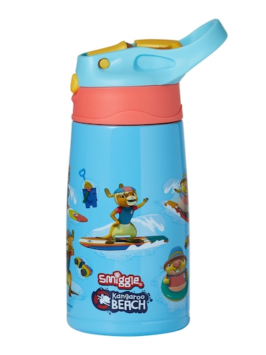 Kangaroo Beach Junior Stainless Steel Flip Drink Bottle 400Ml                                                                   