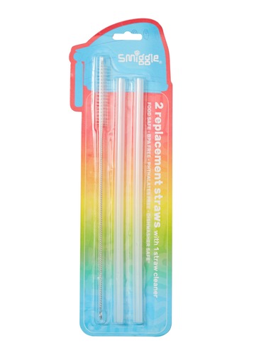 Drink Bottle Replacement Straws With Cleaner                                                                                    