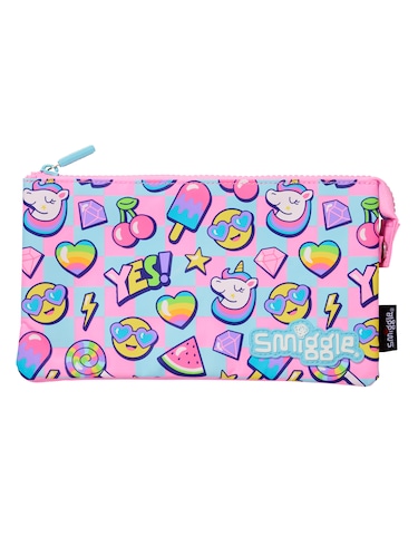 Check Triple Pocket Pencil Case                                                                                                 