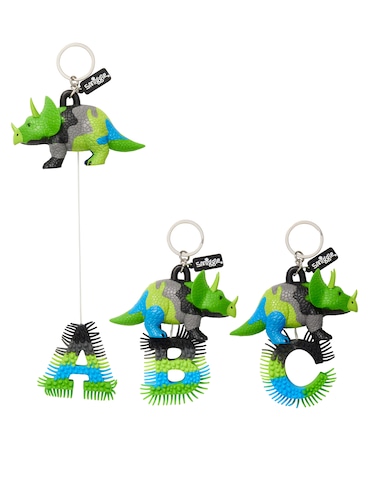 Dino Alphabet Keyring                                                                                                           