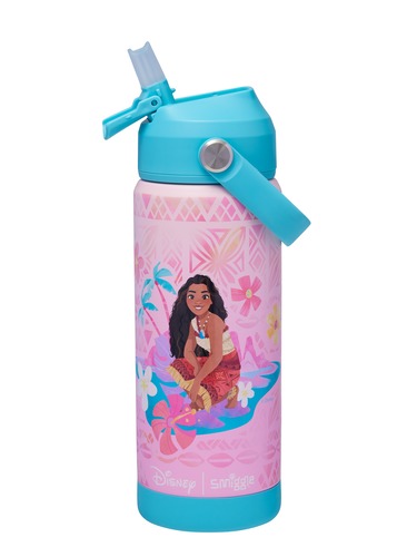 Moana Squiggle Insulated Stainless Steel Drink Bottle 550Ml                                                                     