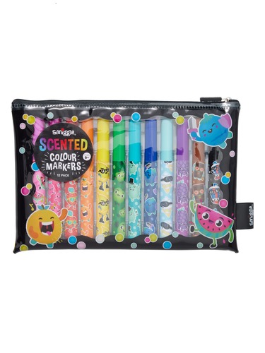 Scented Colour Markers Pack X12                                                                                                 