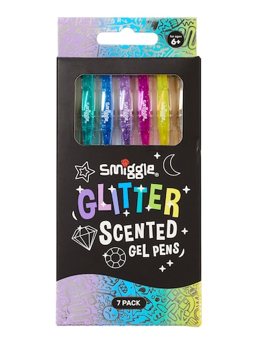 Glitter Scented Gel Pens Pack X7                                                                                                