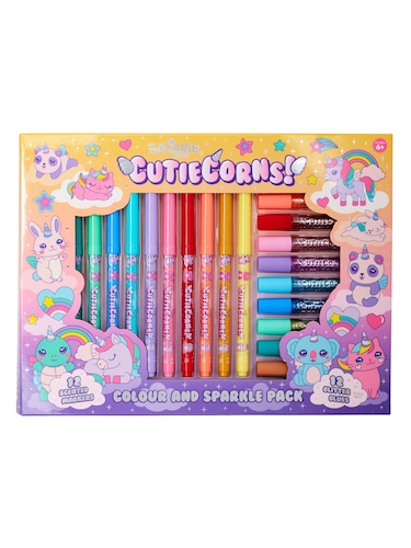 Cutiecorns Scented Marker And Glitter Glue Pack                                                                                 